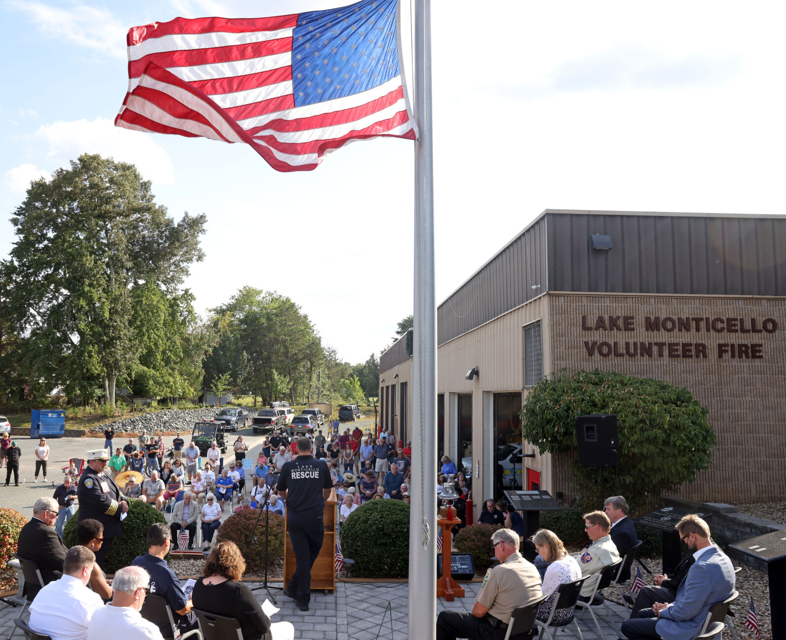 Lake Monticello - 9/11 ceremony